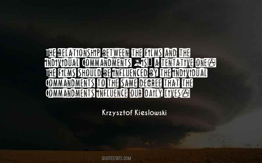 Krzysztof Kieslowski Quotes #887906