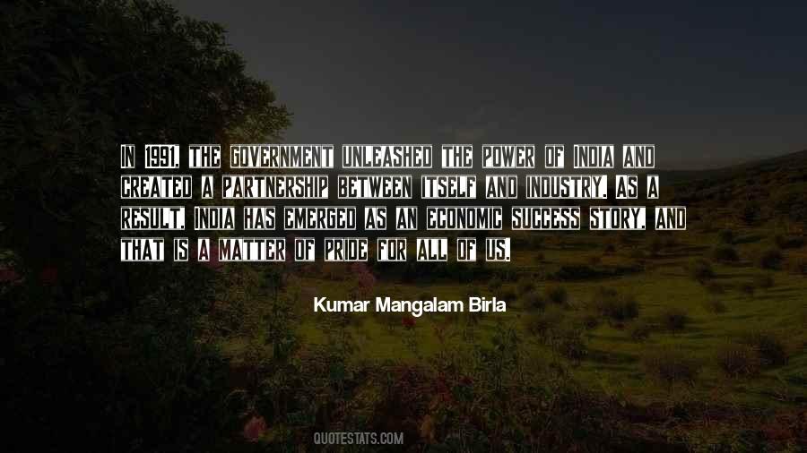 Kumar Mangalam Birla Quotes #1604325