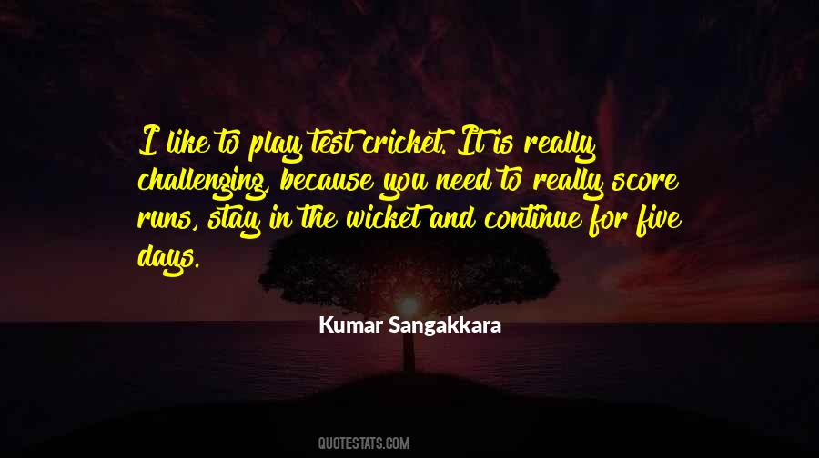 Kumar Sangakkara Quotes #1097080