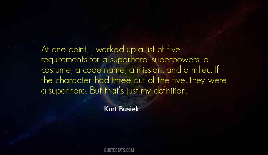 Kurt Busiek Quotes #1561221