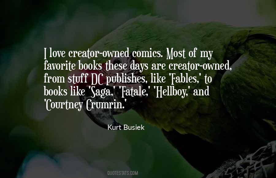 Kurt Busiek Quotes #160280