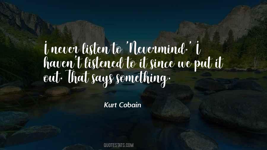 Kurt Cobain Quotes #1053704