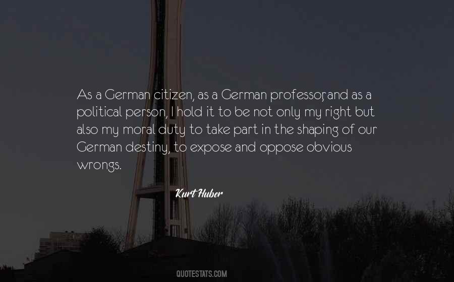 Kurt Huber Quotes #920136