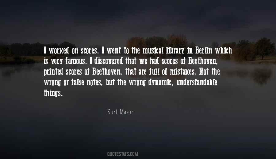 Kurt Masur Quotes #1318526