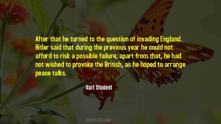 Kurt Student Quotes #1757186