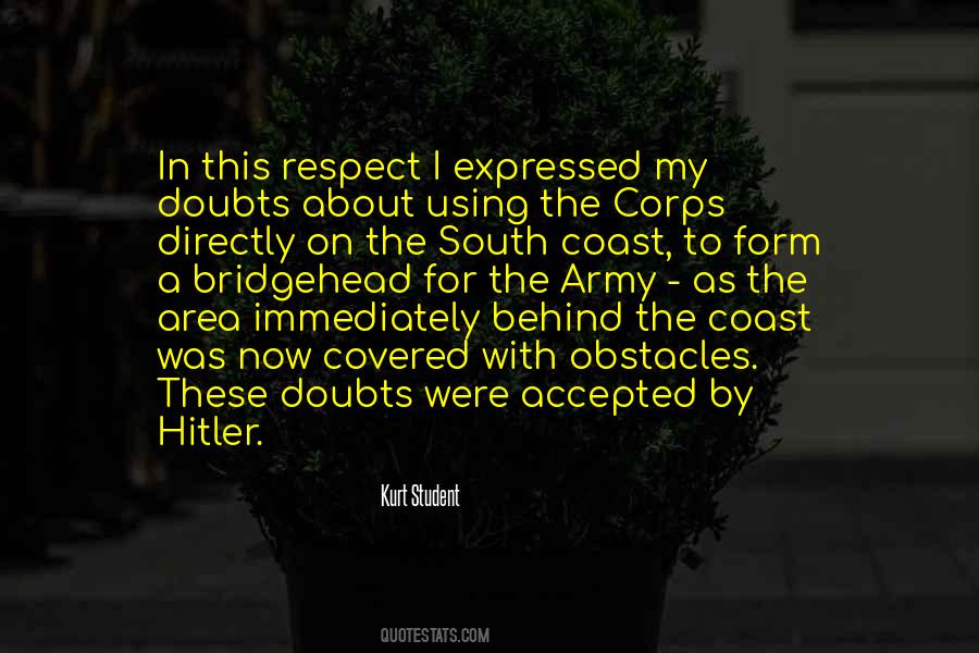 Kurt Student Quotes #1862254