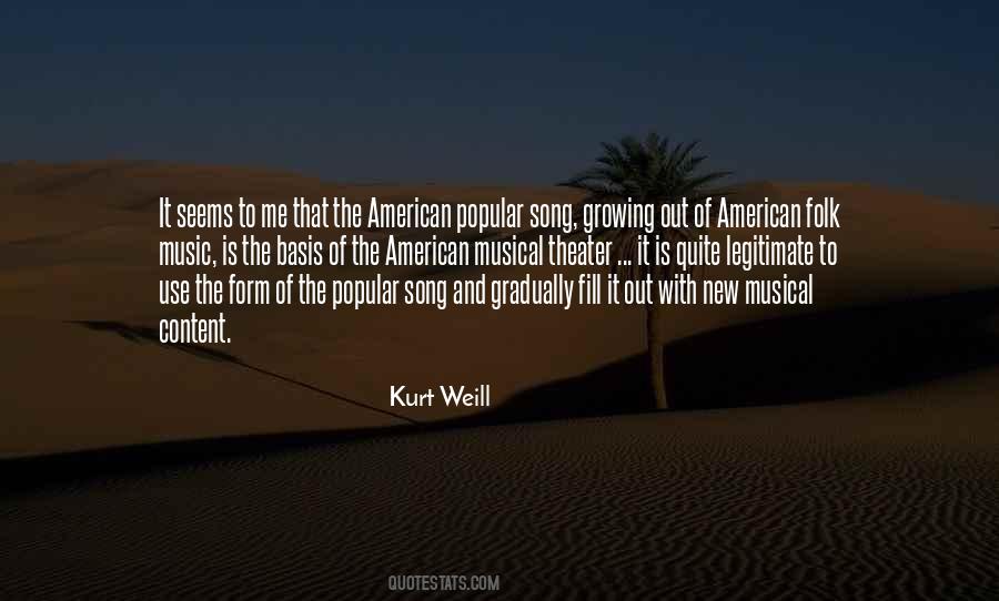 Kurt Weill Quotes #735813