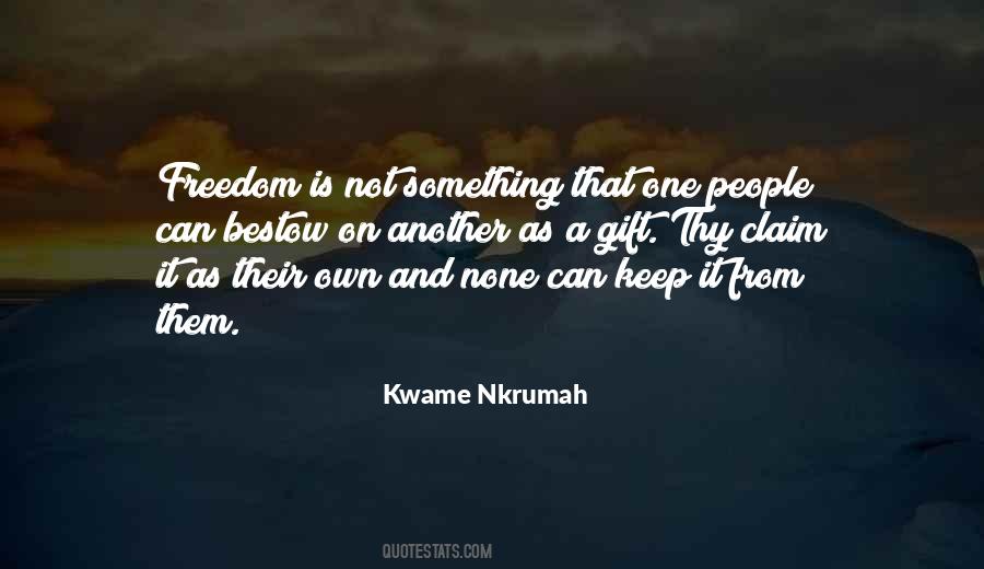 Kwame Nkrumah Quotes #1200088