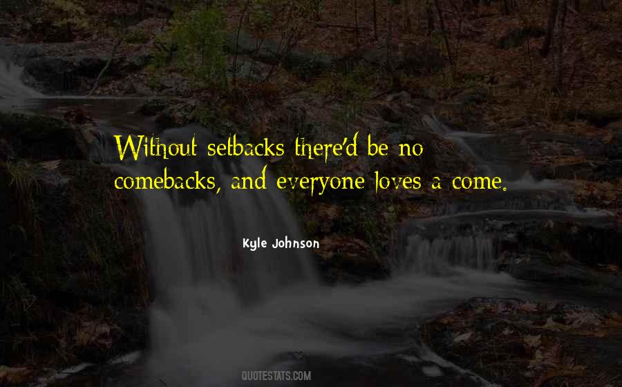 Kyle Johnson Quotes #338065