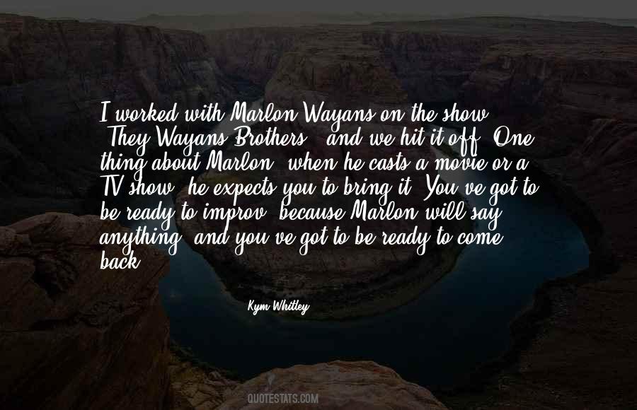 Kym Whitley Quotes #72712