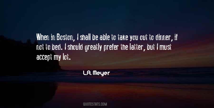 L.A. Meyer Quotes #1204568