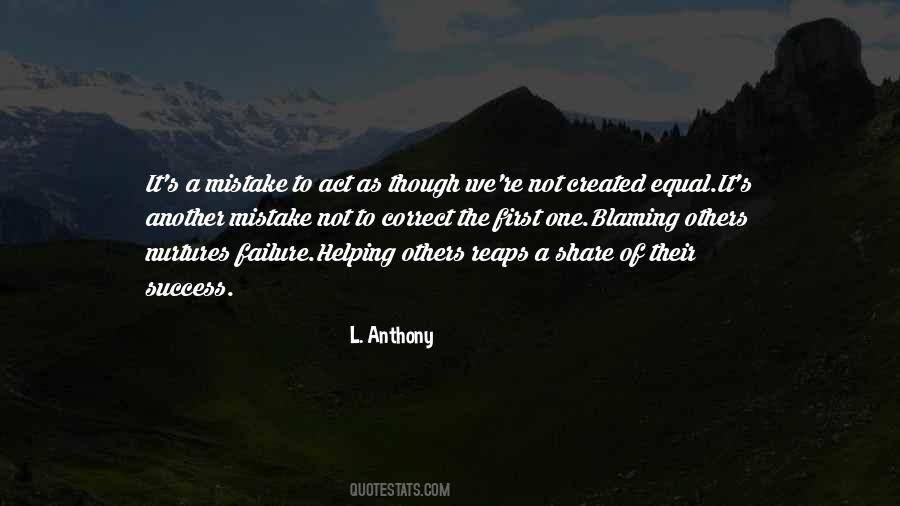 L. Anthony Quotes #1571573