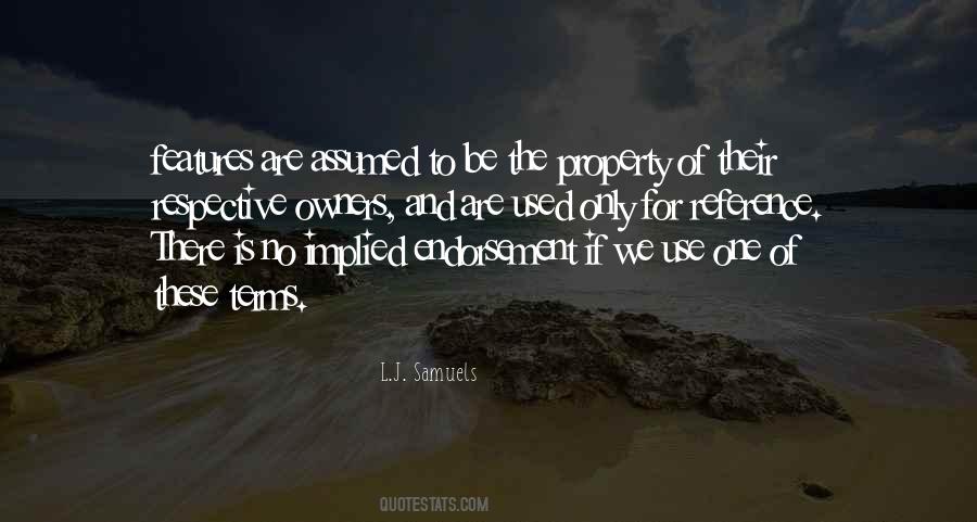L.J. Samuels Quotes #300620 L.J. Samuels Quotes #300620