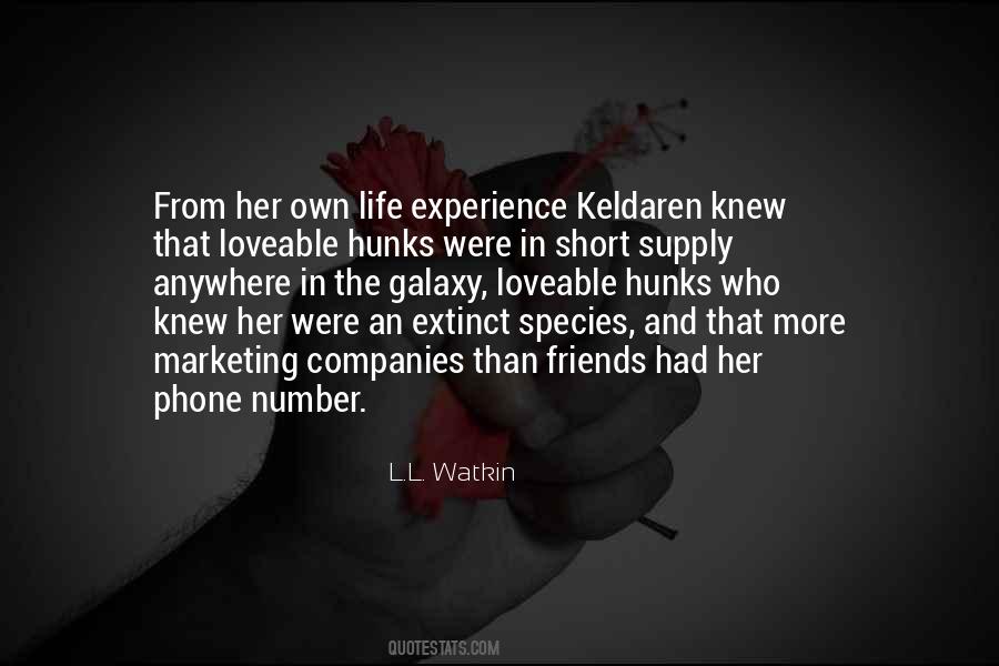 L.L. Watkin Quotes #325288 L.L. Watkin Quotes #325288
