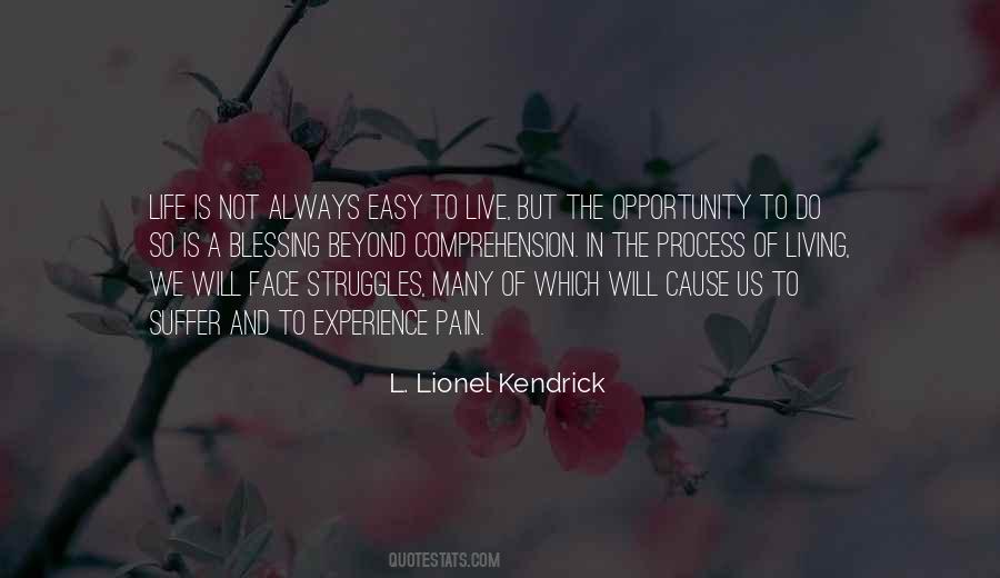 L. Lionel Kendrick Quotes #648266