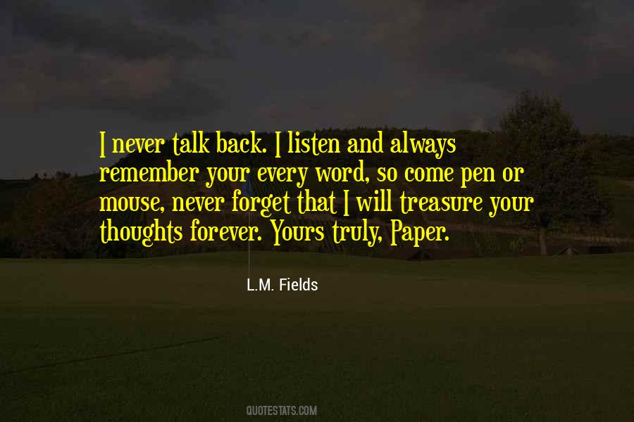L.M. Fields Quotes #1201634