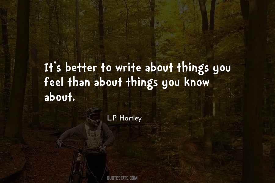 L.P. Hartley Quotes #61200