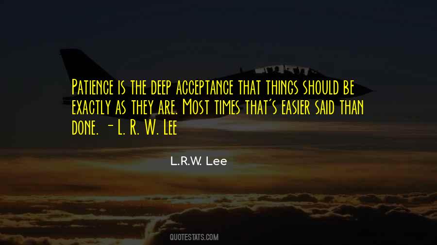 L.R.W. Lee Quotes #1608555