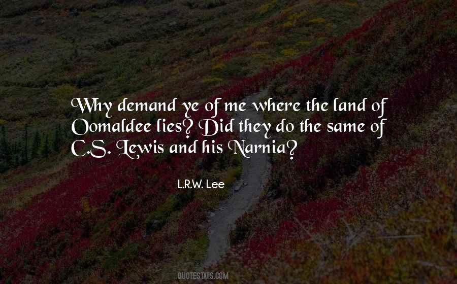 L.R.W. Lee Quotes #998404