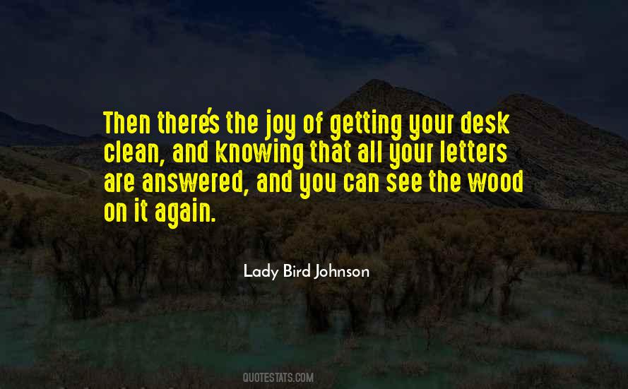 Lady Bird Johnson Quotes #1066762