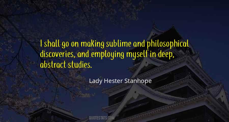 Lady Hester Stanhope Quotes #203318