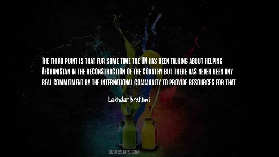 Lakhdar Brahimi Quotes #173411