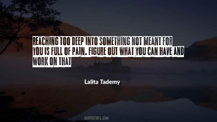 Lalita Tademy Quotes #1815722