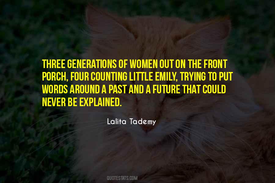 Lalita Tademy Quotes #213923