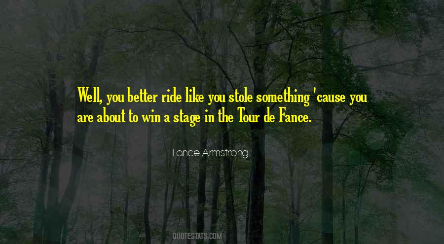 Lance Armstrong Quotes #597543