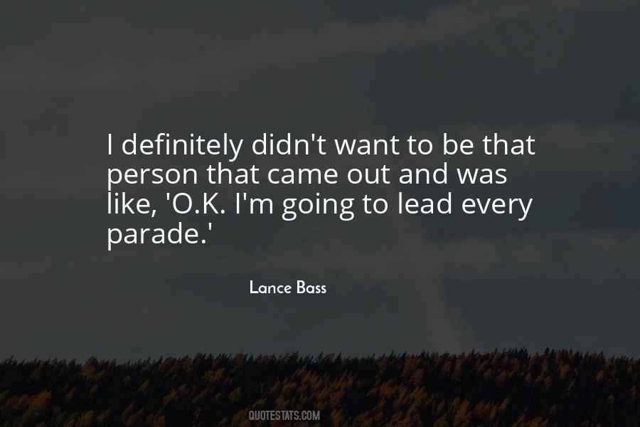 Lance Bass Quotes #1092788