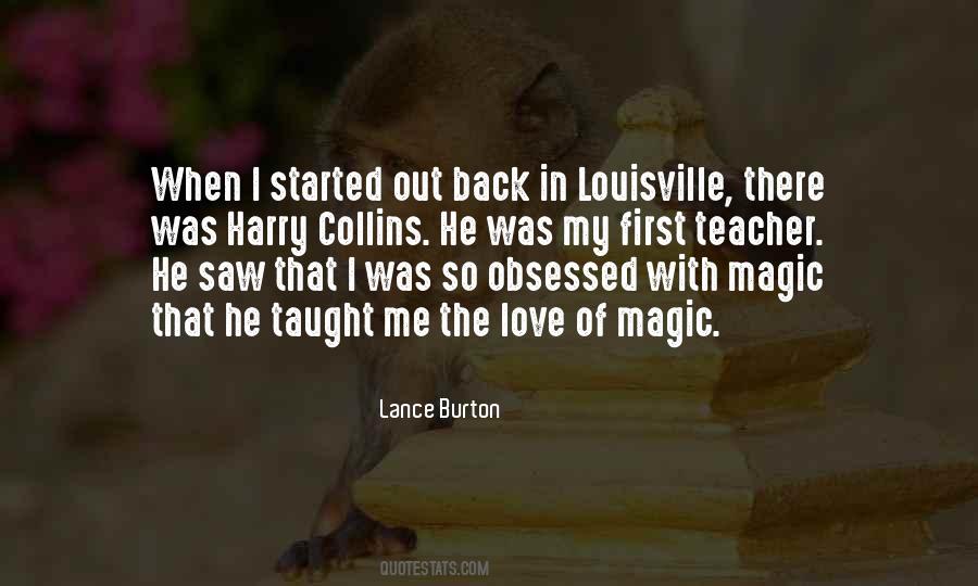 Lance Burton Quotes #352091
