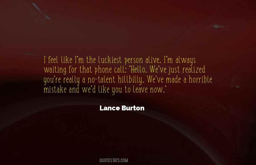 Lance Burton Quotes #924232