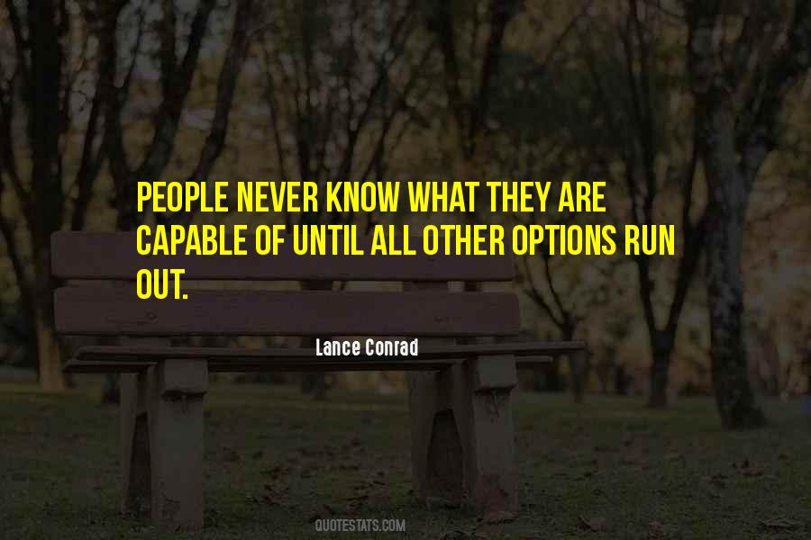 Lance Conrad Quotes #1483669