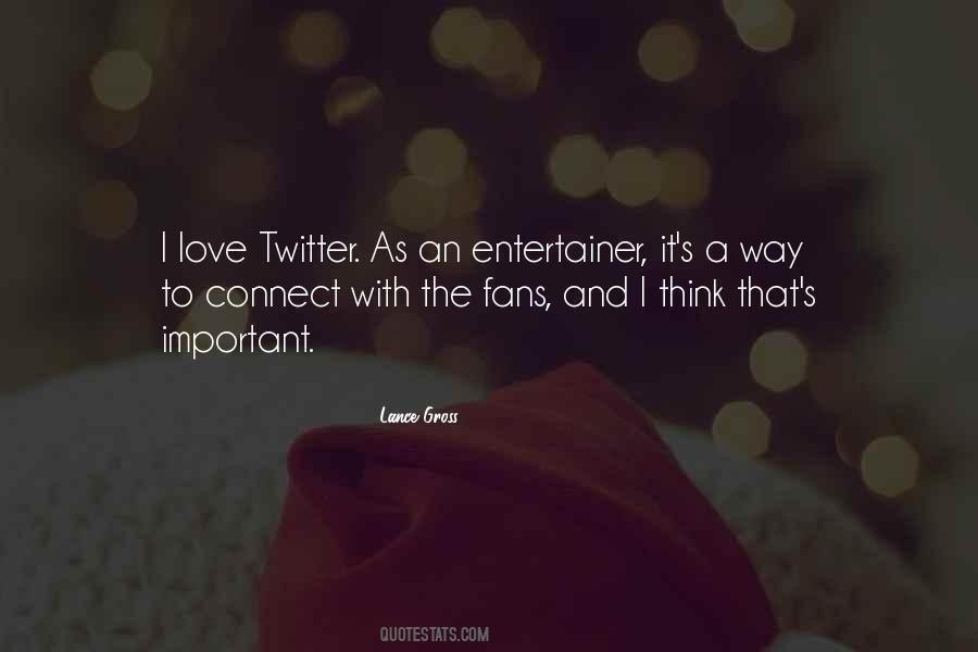 Lance Gross Quotes #1466083