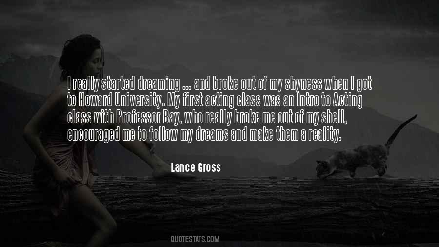 Lance Gross Quotes #174599