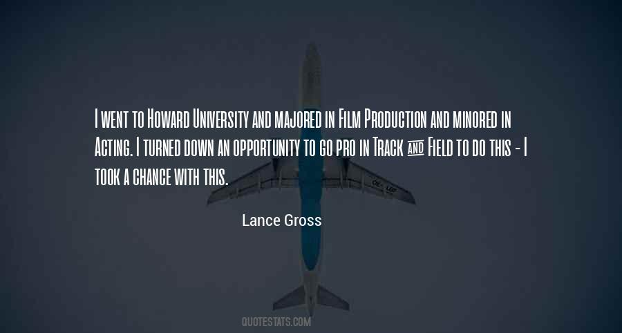 Lance Gross Quotes #723931