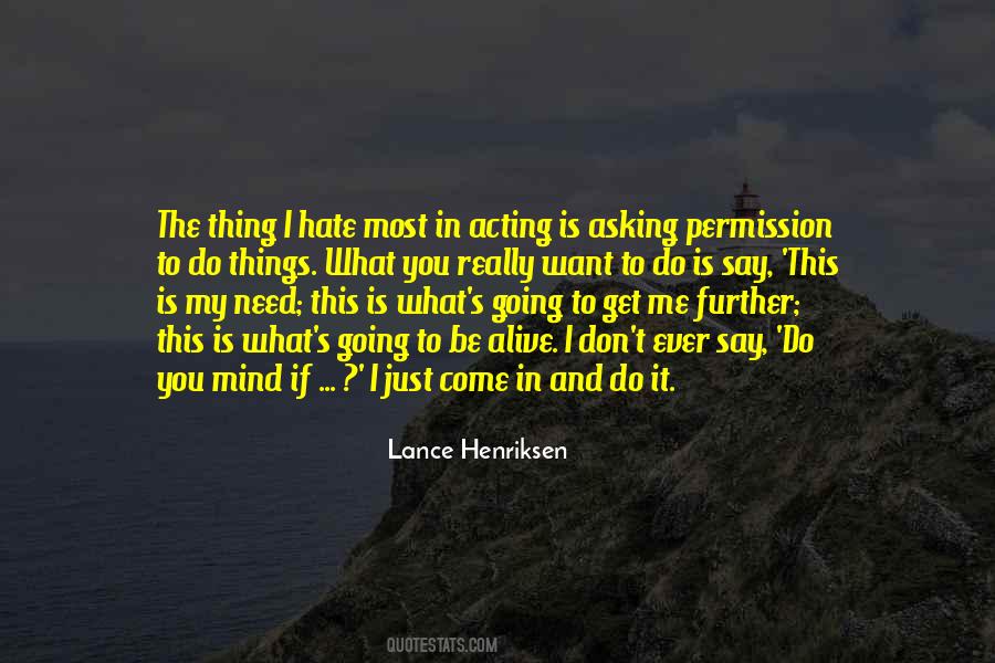 Lance Henriksen Quotes #6203