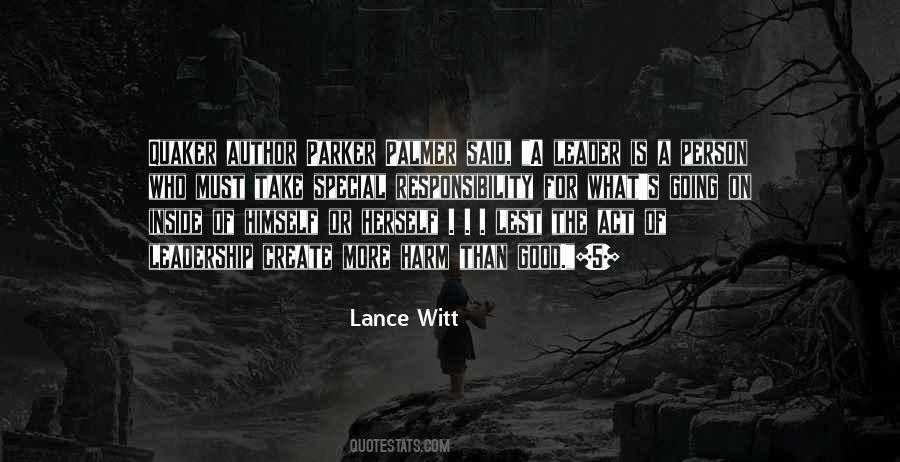 Lance Witt Quotes #393008