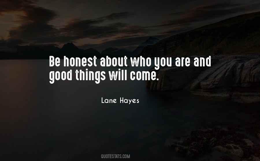 Lane Hayes Quotes #985598