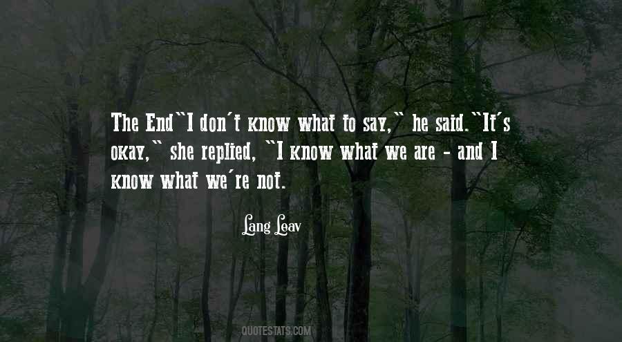 Lang Leav Quotes #23019