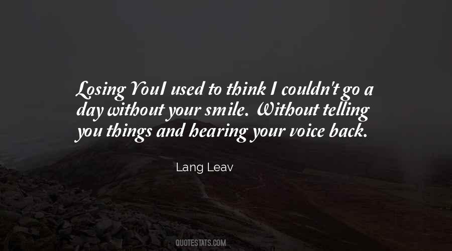 Lang Leav Quotes #235333