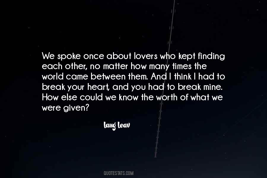 Lang Leav Quotes #705931