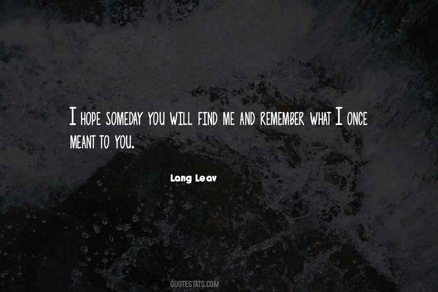 Lang Leav Quotes #705951