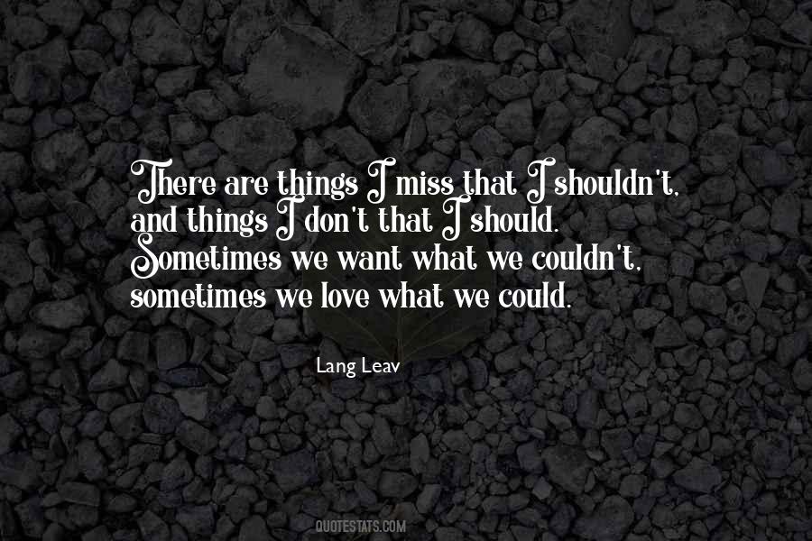 Lang Leav Quotes #853331