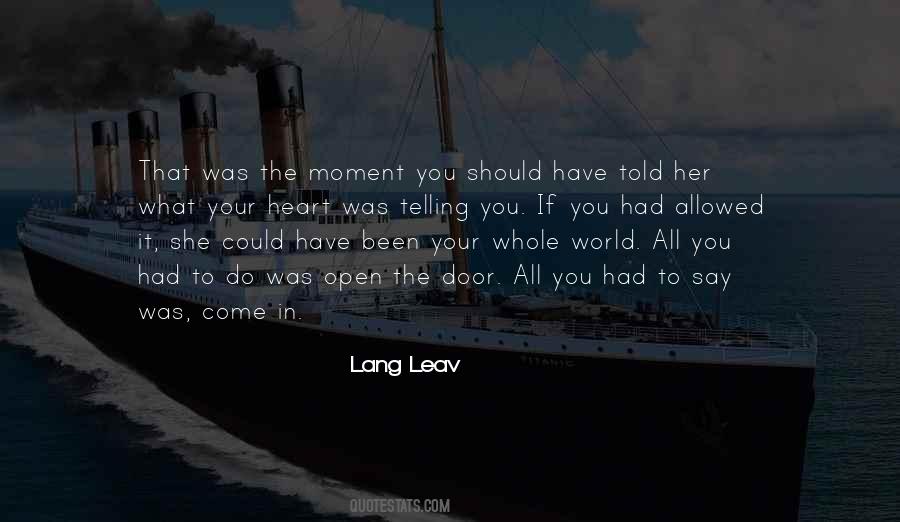 Lang Leav Quotes #856001