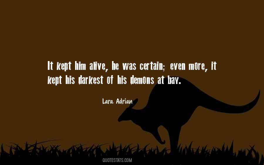 Lara Adrian Quotes #417542