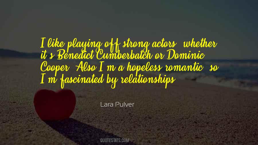 Lara Pulver Quotes #447312