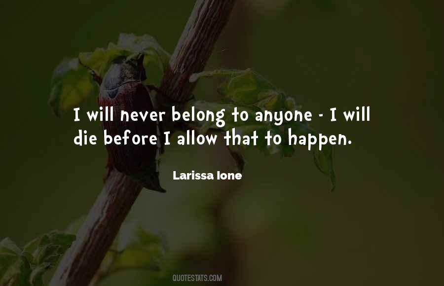 Larissa Ione Quotes #1260335