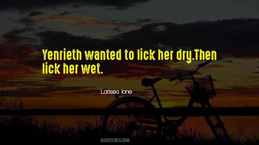 Larissa Ione Quotes #308614