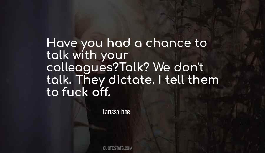 Larissa Ione Quotes #522519